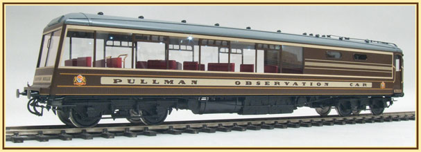 DEVON BELLE OBSERVATION CAR (wooden panelled)