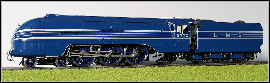 LMS Coronation Locomotive in Blue