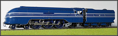 LMS Coronation Locomotive in Blue