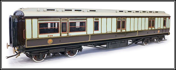 LMS Royal Train Brake Car in LNWR colours